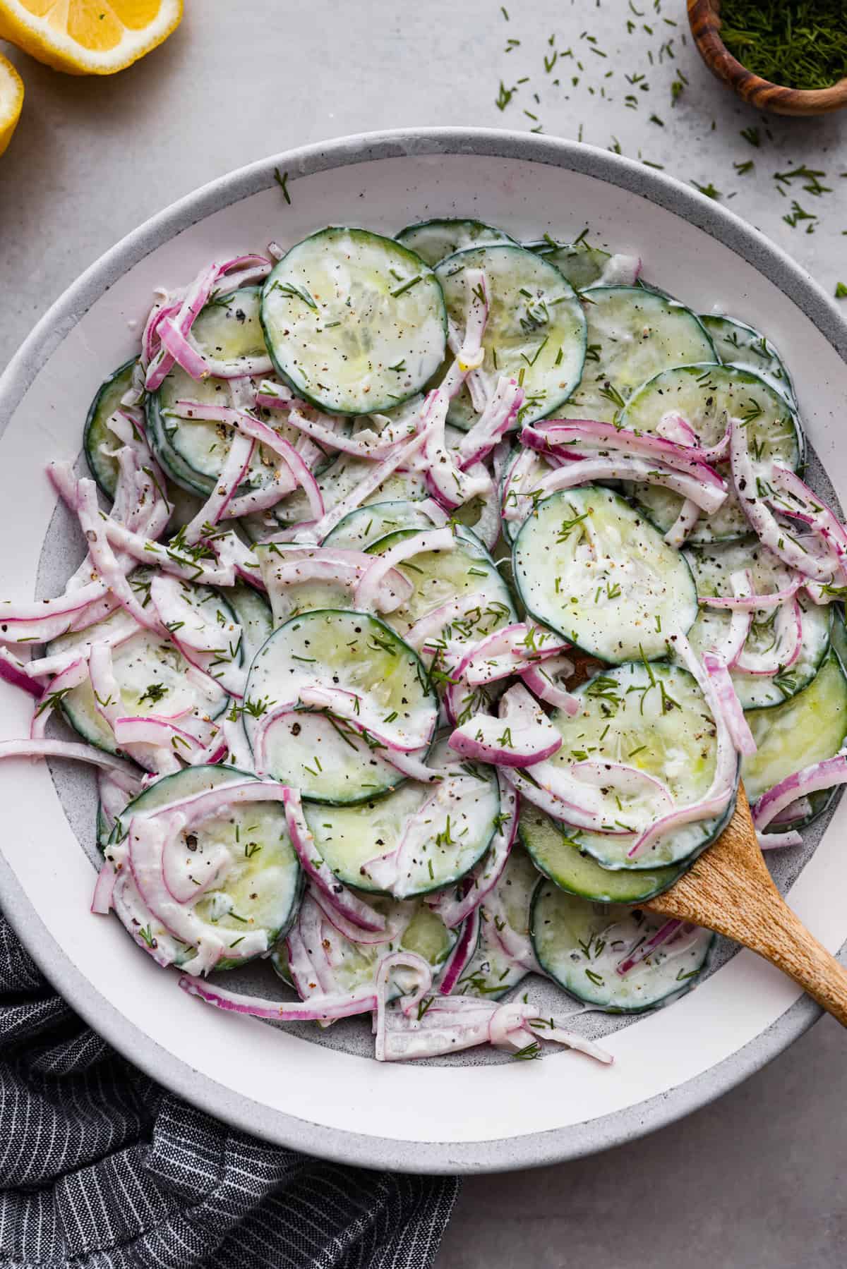 Creamy Cucumber Salad Recipe | The Recipe Critic
