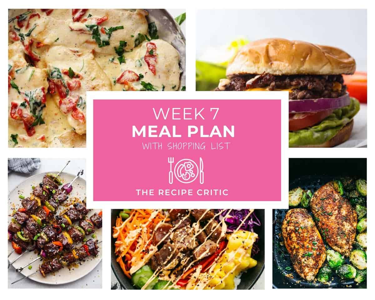 Weekly Meal Plan #7 | The Recipe Critic
