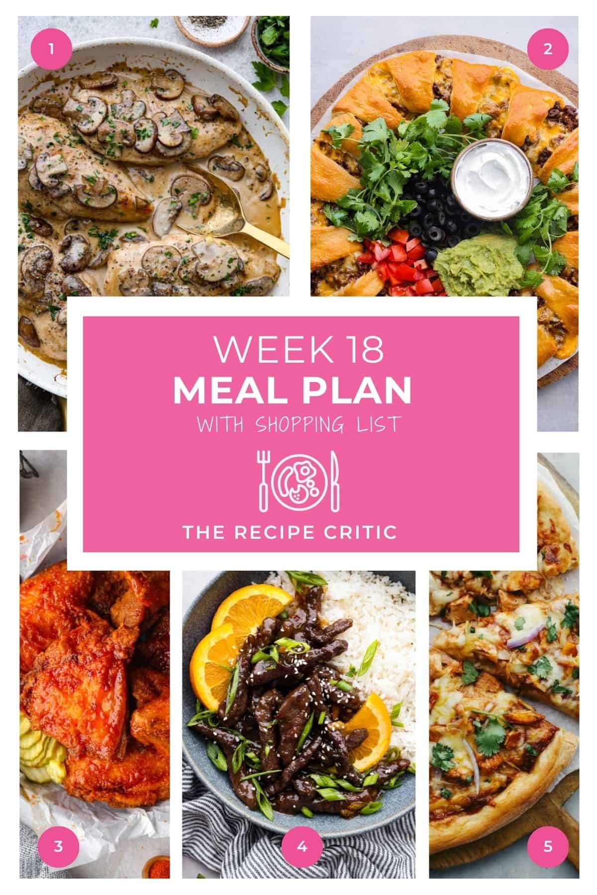 Weekly Meal Plan #18 | The Recipe Critic