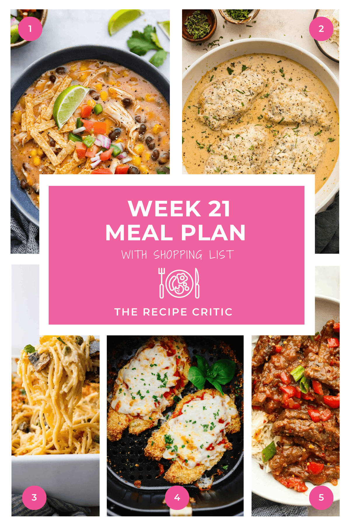 Weekly Meal Plan #21 | The Recipe Critic