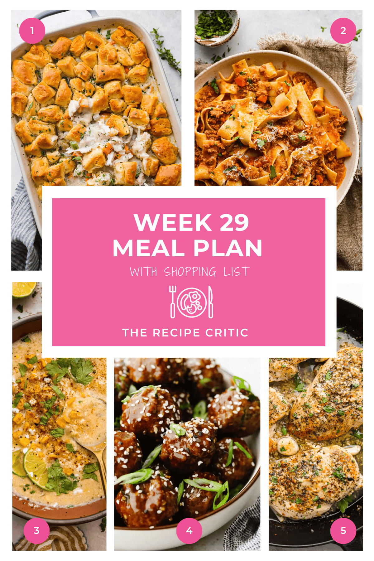 Weekly Meal Plan #29 | The Recipe Critic