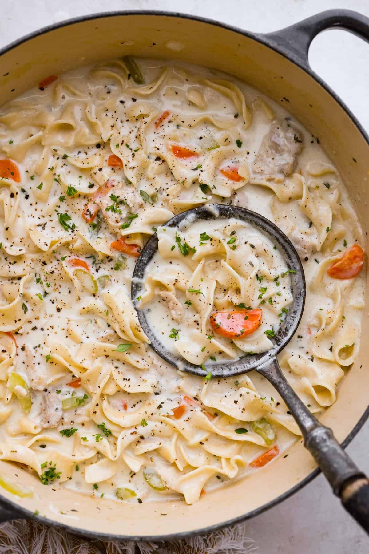 Creamy Chicken Noodle Soup | The Recipe Critic