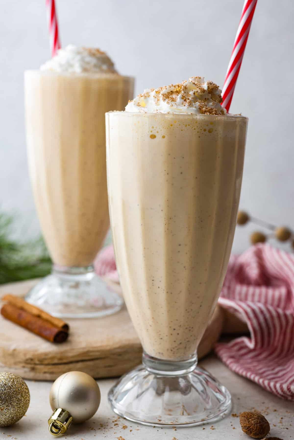 Eggnog Milkshake Recipe | The Recipe Critic