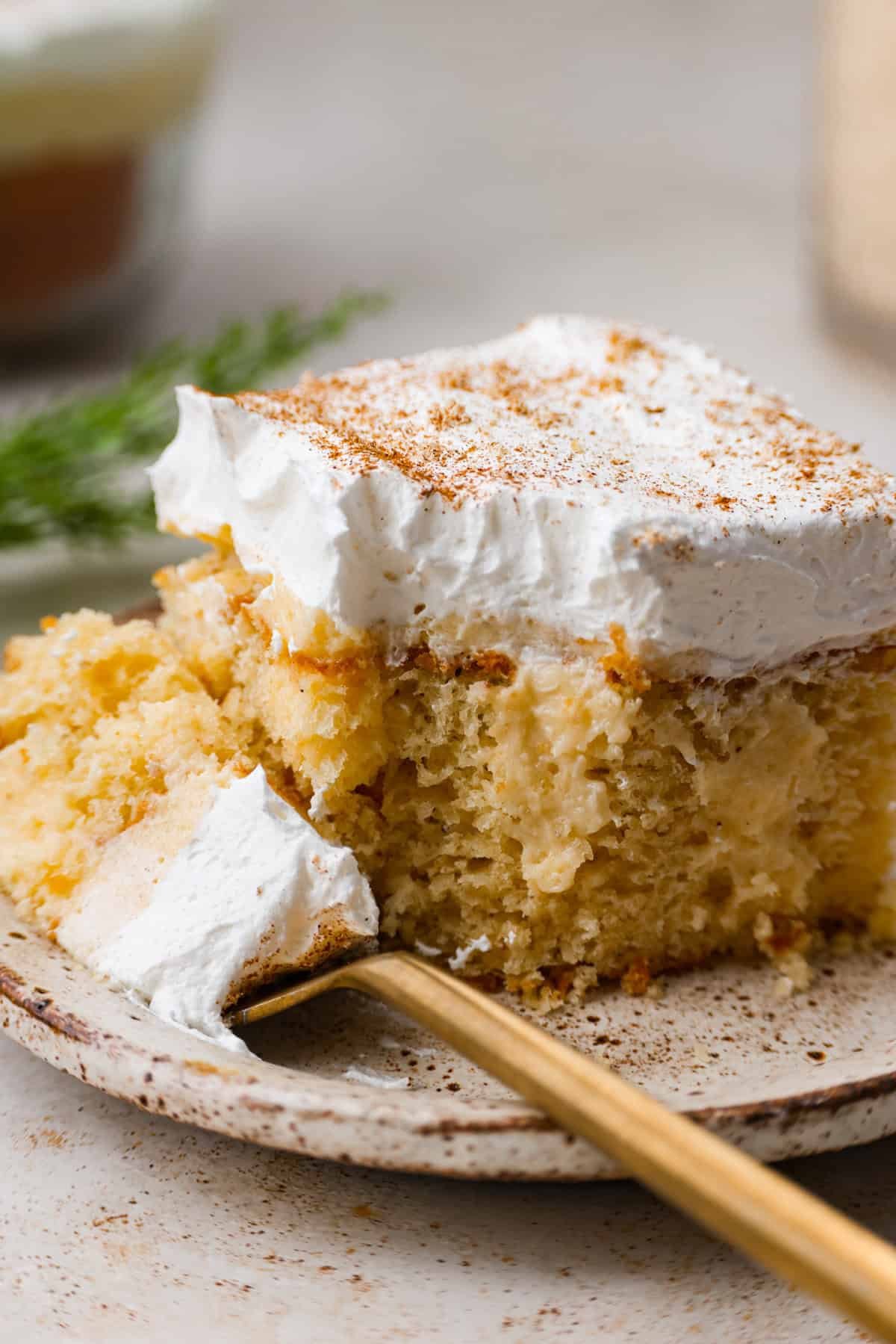 Eggnog Poke Cake | The Recipe Critic