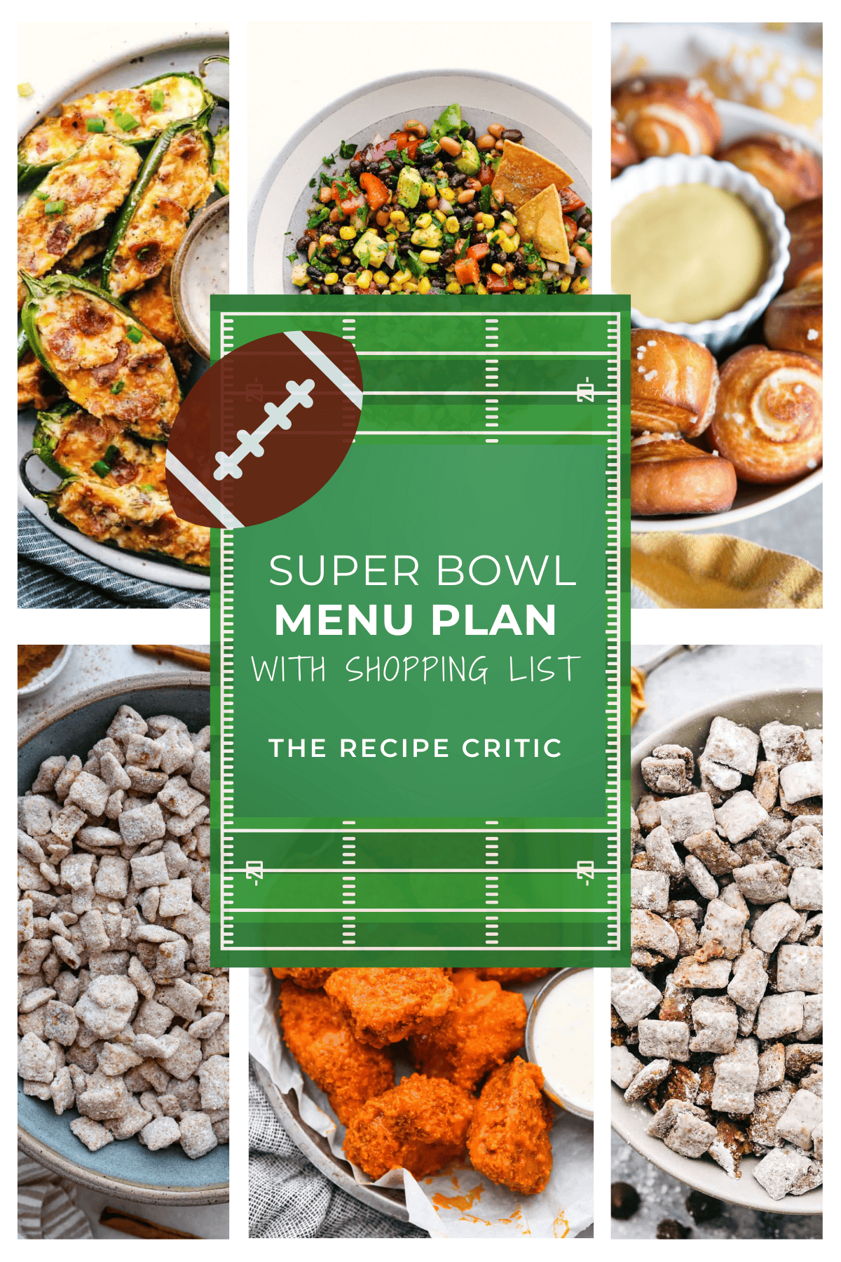 Super Bowl Menu Plan | The Recipe Critic