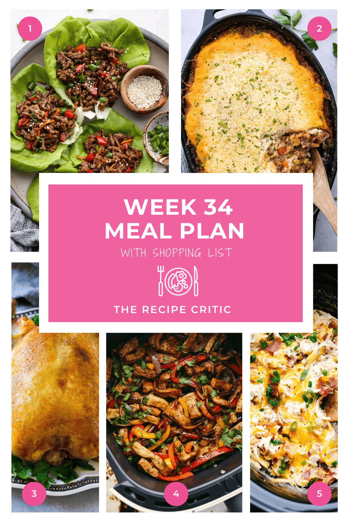 Weekly Meal Plan #34 | The Recipe Critic