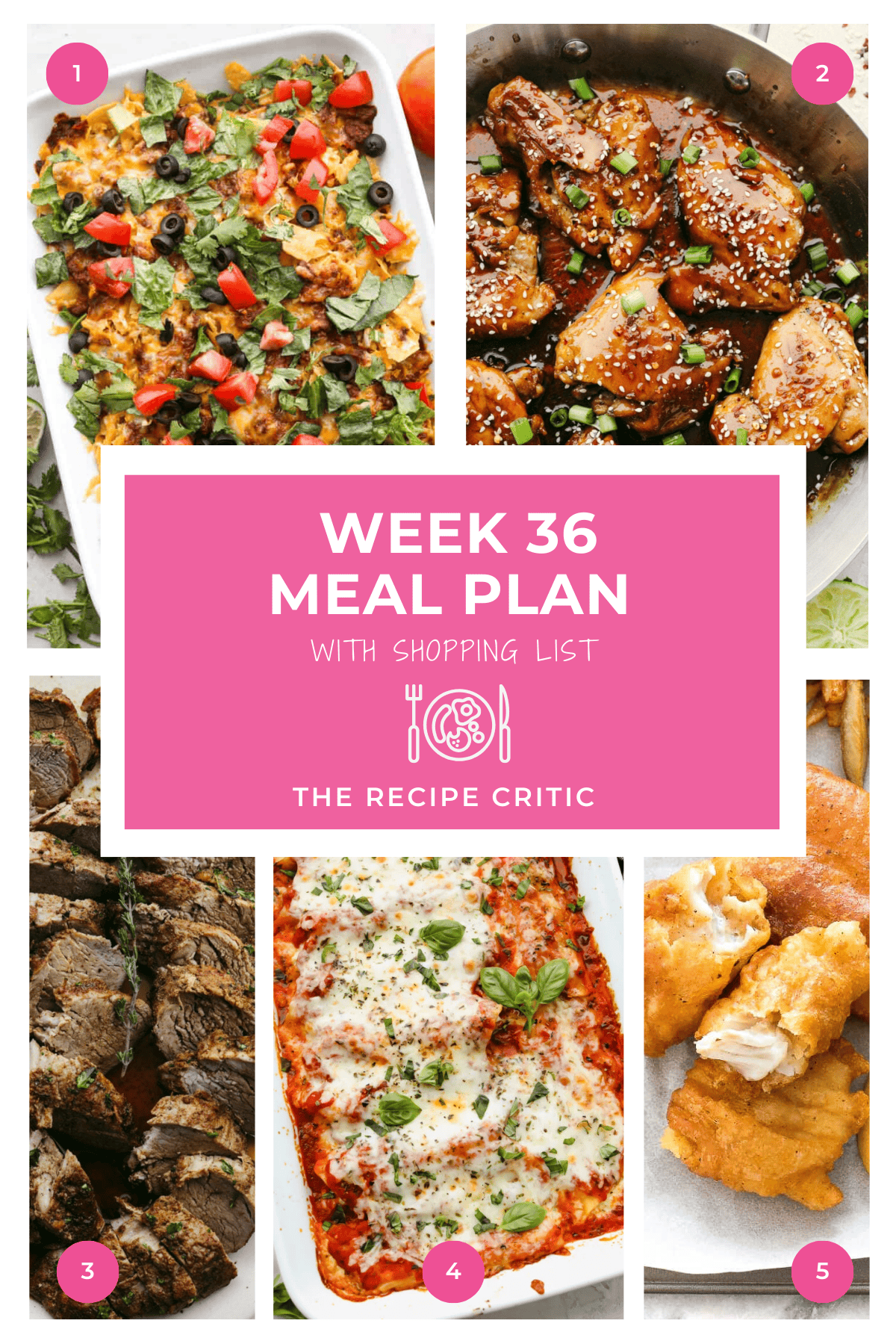 Weekly Meal Plan #36 | The Recipe Critic