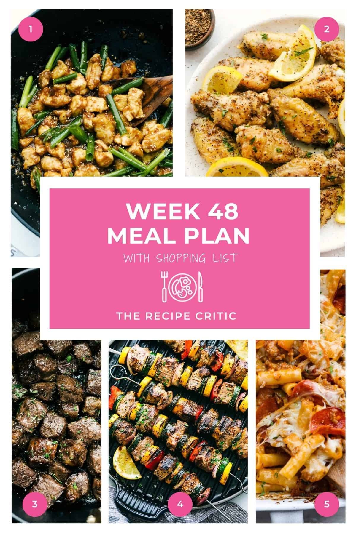 Weekly Meal Plan #48 | The Recipe Critic