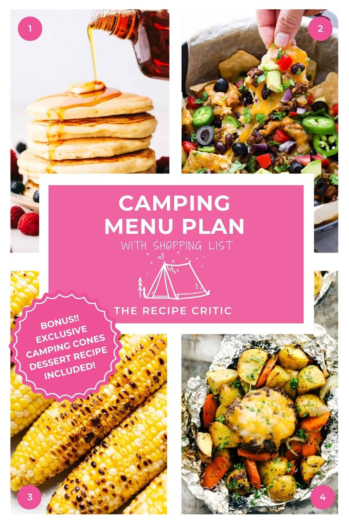 Camping Menu Plan | The Recipe Critic