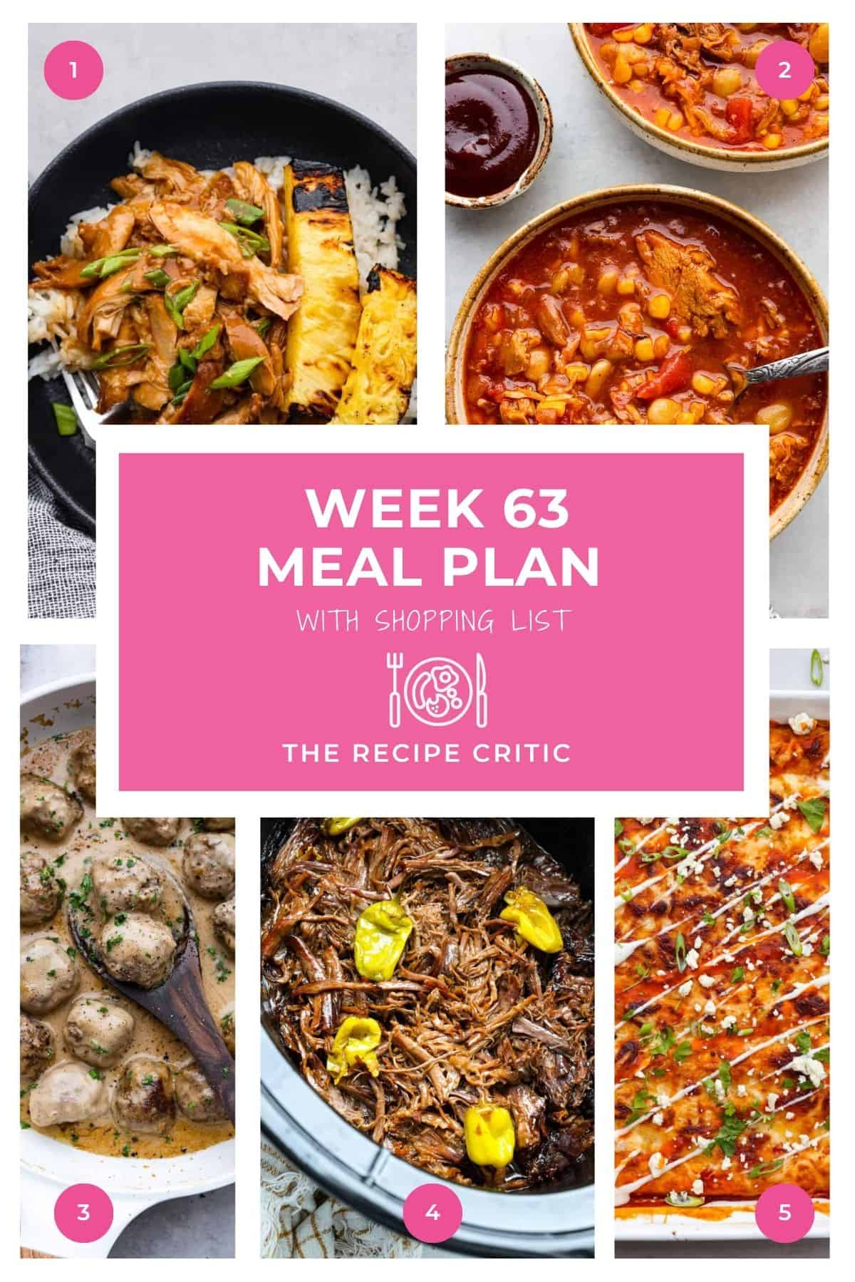 Weekly Meal Plan #63 | The Recipe Critic